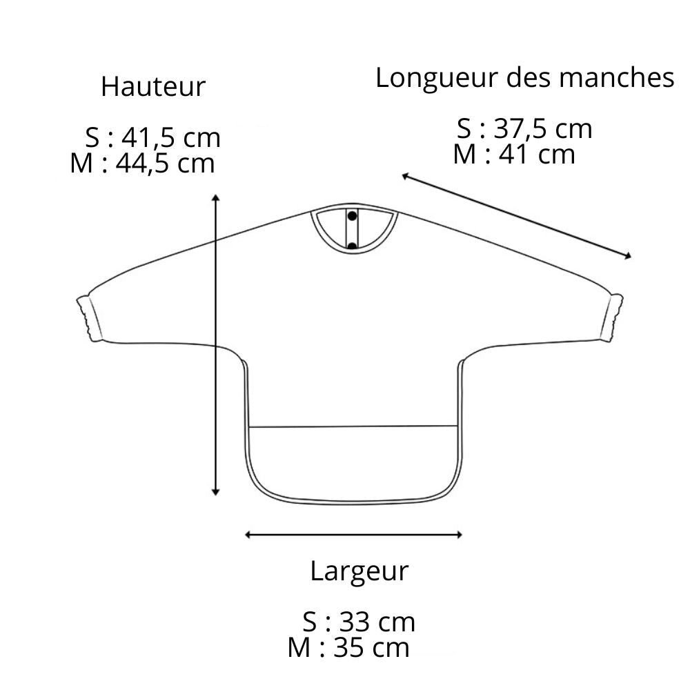 Bavoir Manche Longue Bébé
