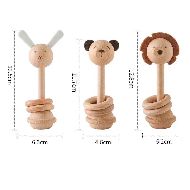 Hochet En Bois Bébé