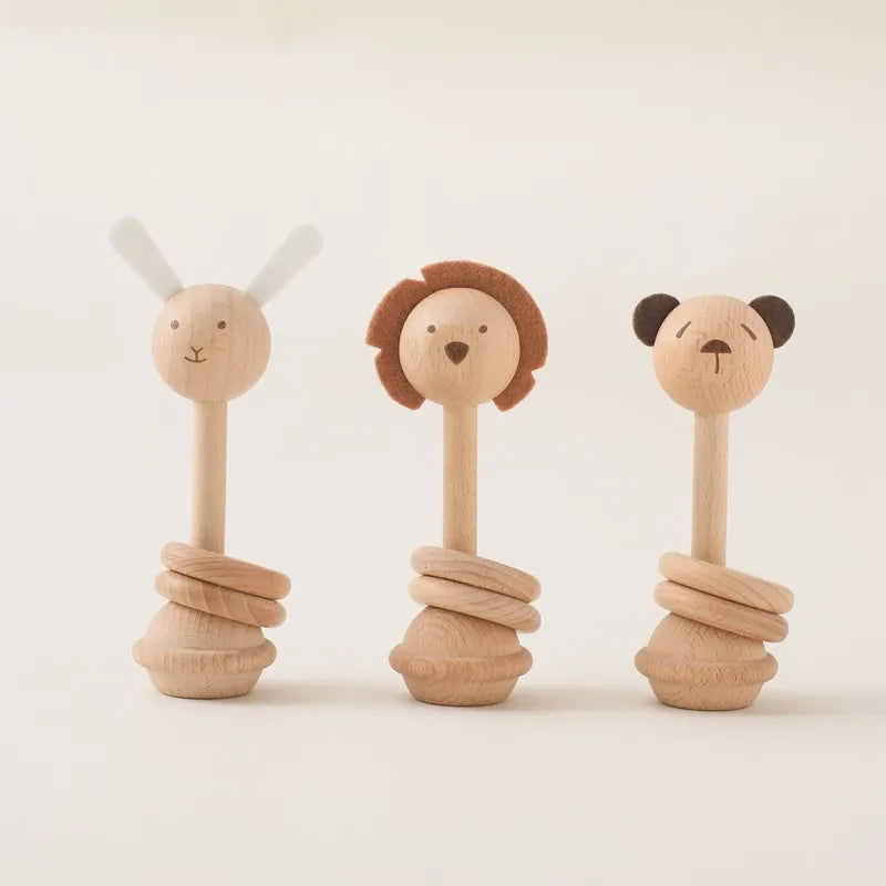Hochet En Bois Bébé