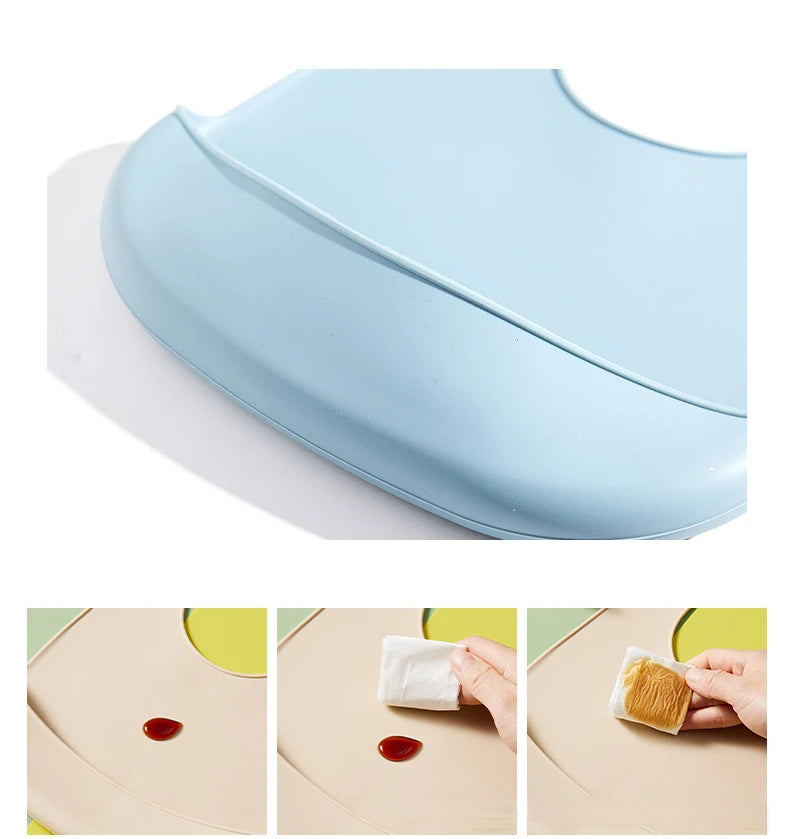 Bavoir Bébé Silicone
