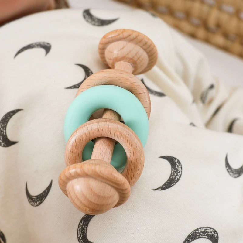 Hochet Bébé Bois