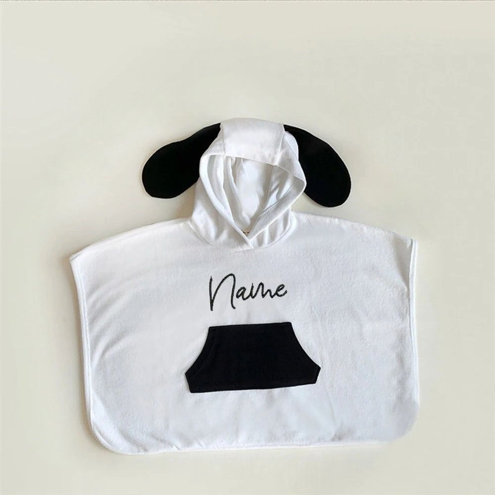 Cape De Bain Bébé Personnalisé