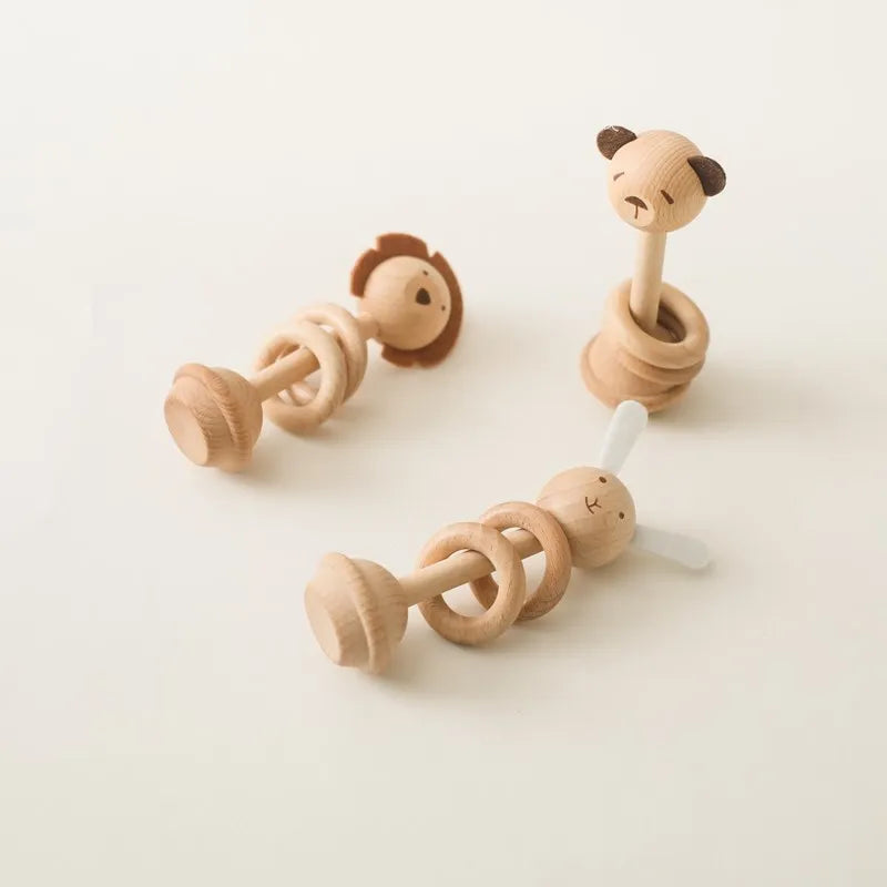Hochet En Bois Bébé