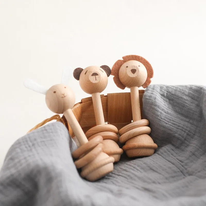 Hochet En Bois Bébé
