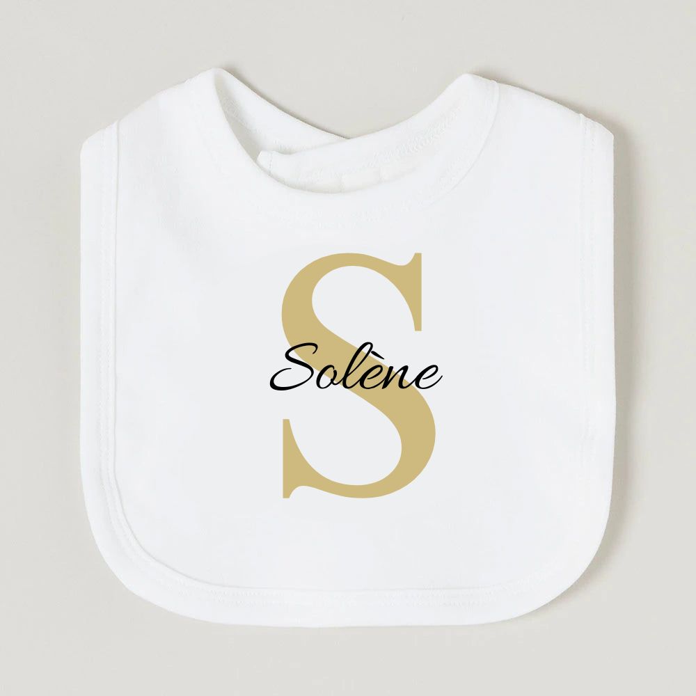 Bavoir Bébé Personnalisable