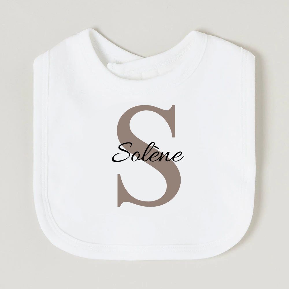 Bavoir Bébé Personnalisable