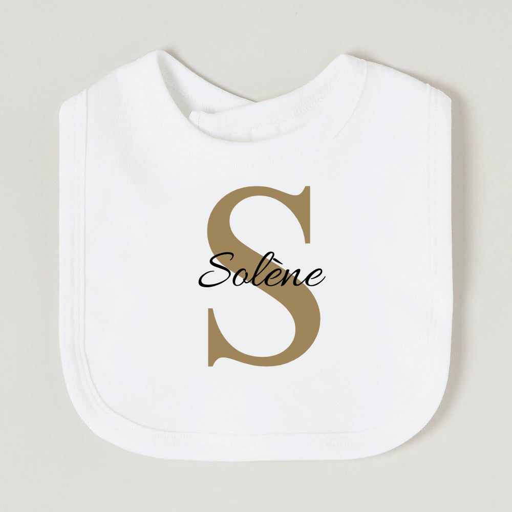 Bavoir Bébé Personnalisable