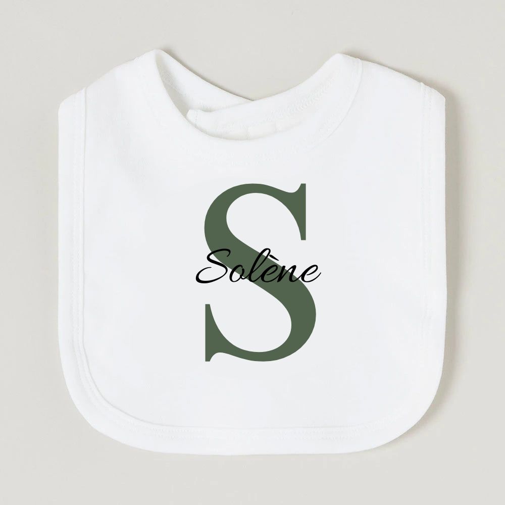 Bavoir Bébé Personnalisable
