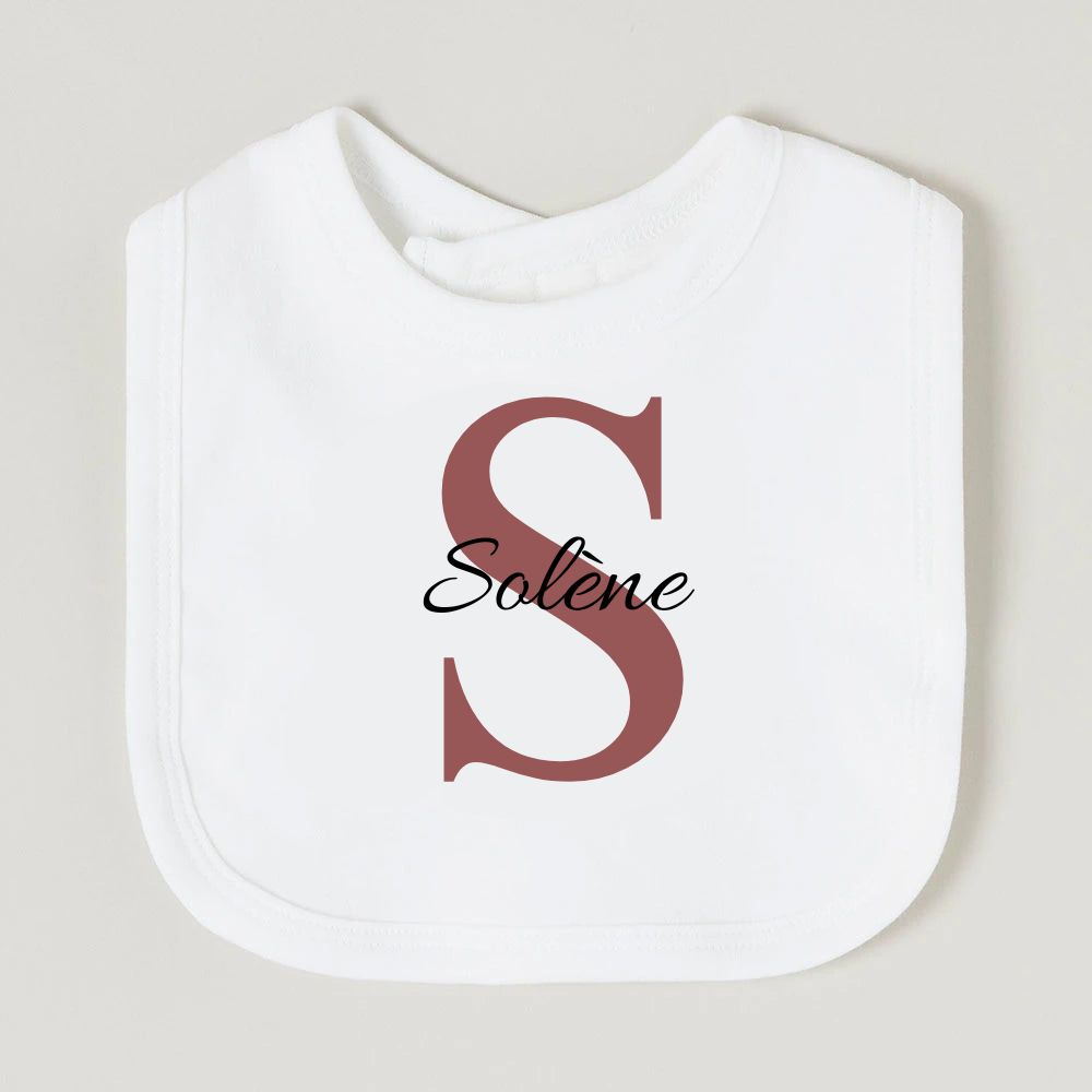 Bavoir Bébé Personnalisable
