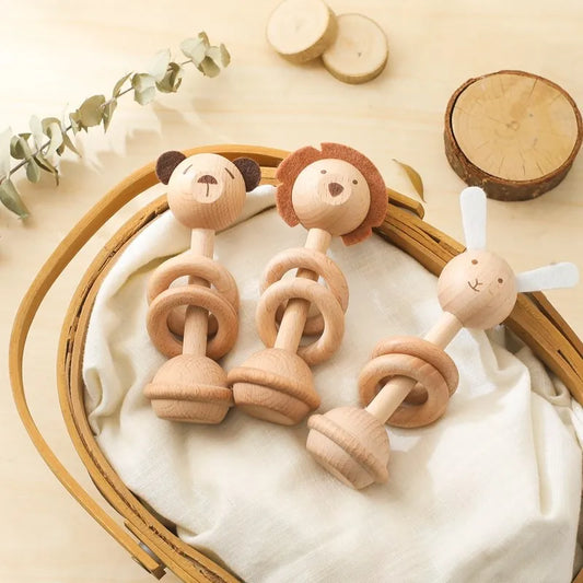 Hochet En Bois Bébé